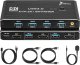 SWITCH HDMI PRZEŁĄCZNIK KVM 4K 60Hz 2X1 HDMI 2.0 4x USB 3.0 HDCP 2.2 REAGLE 1
