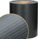Taśma ogrodzeniowa 19cm x 35m Shark Tools + 20 sztuk klipsów - antracytowa 8