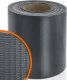 Taśma ogrodzeniowa 19cm x 35m Shark Tools + 20 sztuk klipsów - antracytowa 9