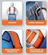 Pluko Bag z szelkami (Shark) 15-18kg - pojemnik do zbioru owoców i warzyw 5