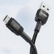 Boste Beauty Armor Series | Kabel do ładowania i transmisji danych, USB-A do Micro, 2.4A, 1m, Czarny 6