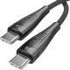 Boste Metalic Ring Series | Kabel USB-C do USB-C, szybkie ładowanie, transmisja danych, 60W, 2m, czarny 1