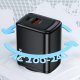 Boste Pocket Power Series | Szybka ładowarka sieciowa, USB-A + USB typ C, 20W, PD, QC, Czarny 1
