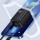 Boste Pocket Power Series | Szybka ładowarka sieciowa, USB-A + USB typ C, 20W, PD, QC, Czarny 2