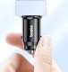 Boste Glossy Bulet Series | Ładowarka samochodowa, Szybka, 2x USB-A 30W, Uniwersalna 5