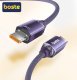 Boste Gemstone Series Fast Charging Data Cable USB-C to USB-C 100W 1m Brushed Purple 2