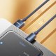 Boste Gemstone Series Fast Charging Data Cable USB-A to USB-C 6A 1m Brushed Blue 5