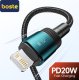 Boste Beauty Armor Series Fast Charging Data Cable USB-C to iP 20W 2m Green 8