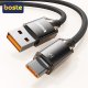Boste Gemstone Series Fast Charging Data Cable USB-A to USB-C 6A 2m Brushed Black 2