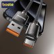 Boste Gemstone Series Fast Charging Data Cable USB-A to USB-C 6A 2m Brushed Black 3