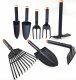 Zestaw narzędzi ogrodowych 10 szt. z  koszykiem Shark Tools 2