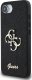 Guess Etui Guess Fixed Glitter Big 4G do       iPhone 16e czarny 2