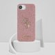 Guess Etui Guess Fixed Glitter Big 4G do       iPhone 16e różowy 11