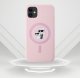 Etui Karl Lagerfeld Silicone             Karl&Choupette MagSafe do iPhone 11 różowy 11