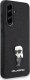 Etui Karl Lagerfeld Fixed Glitter Ikonik Logo Metal Pin do Samsung Galaxy A36 czarny 3