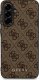 Etui Guess 4G Metal Gold Logo do Samsung Galaxy A56 brązowy 2