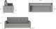 Sofa NORE Selene 07, tamsiai pilka 7