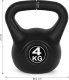 Kettlebell kettle 4 kg do ćwiczeń hantla kula odważnik obciążenie ciężar fitness ModernHome 8