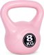 Kettlebell kettle 8 kg do ćwiczeń hantla kula odważnik obciążenie ciężar fitness różowy ModernHome 2