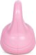 Kettlebell kettle 4 kg do ćwiczeń hantla kula odważnik obciążenie ciężar fitness różowy ModernHome 5