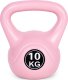 Kettlebell kettle 10 kg do ćwiczeń hantla kula odważnik obciążenie ciężar fitness różowy ModernHome 1