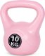 Kettlebell kettle 10 kg do ćwiczeń hantla kula odważnik obciążenie ciężar fitness różowy ModernHome 3