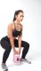 Kettlebell kettle 10 kg do ćwiczeń hantla kula odważnik obciążenie ciężar fitness różowy ModernHome 6
