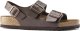 Birkenstock męskie sandały Milano BS 0034701 DARK BROWN (szerokość standardowa) 40 6