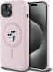 Case Karl Lagerfeld Silicone Karl&Choupette MagSafe for iPhone 15 Plus pink 1