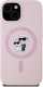 Case Karl Lagerfeld Silicone Karl&Choupette MagSafe for iPhone 15 Plus pink 2