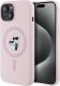 Case Karl Lagerfeld Silicone Karl&Choupette MagSafe for iPhone 15 Plus pink 9