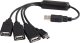 HUB USB PremiumCord PremiumCord USB2.0 HUB 4-portový Black cable 1