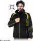 LH-TAYGER  Bluza ochronna męska stójka dzianina polar 100% 2 kieszenie rękawy wykończone lamówką pasy odblaskowe softshell 4-kierunkowy stretch 100% poliester 150D membrana TPU M 1