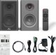 Głośniki do komputera bluetooth Laudberg XS1B 2.0 Czarne 80W pilot HDMI ARC USB DAC 3