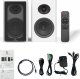 Głośniki do komputera bluetooth Laudberg XS1W 2.0 Białe 80W pilot HDMI ARC USB DAC 2