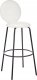 Beliani Krzesło barowe Zestaw 2 Boucle Biały EMERY 5