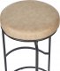 Beliani Krzesło barowe Zestaw 2 Beżowy MILROY 7