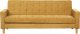 Beliani Sofa rozkładana żółta VEHKOO 1