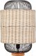 Lampa stołowa Beliani Lampa stołowa rattanowa z czarnym TANGANYIKA 1