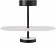 Lampa wisząca Beliani Lampa wisząca LED metalowa z pilotem czarna AFRAM 1