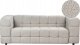 Beliani Sofa 3-osobowa boucle szara MULLOLA 1
