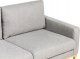 Beliani Sofa 2-osobowa szara SIGGARD 7
