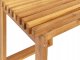 Beliani Stół ogrodowy 40 x 40 cm Drewno Jasne drewno BELLANO 5