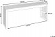 Beliani Stół ogrodowy 150 x 35 cm Drewno Jasne drewno BELLANO 3
