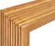 Beliani Stół ogrodowy 150 x 35 cm Drewno Jasne drewno BELLANO 8