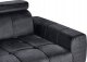 Sofa 2-osobowa welurowa czarna VEGAMO Lumarko! 10