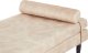 Beliani Szezlong welurowy beżowy USSEL 7