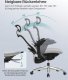 Fotel biurowy, ergonomiczny regulowany fotel płócienny 4