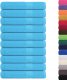 vidaXL Ręczniki, 10 szt., turkusowe, 100x200 cm, bawełna 100% 2