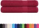 vidaXL Ręczniki, 2 szt., bordowe, 100x200 cm, bawełna 100% 2